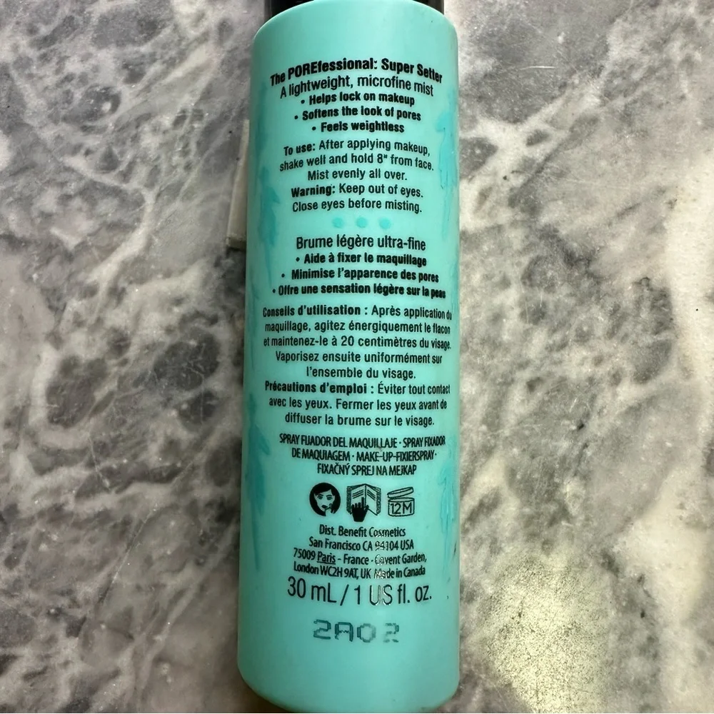 New Benefit Porefessional Super Setter‎ Setting Spray